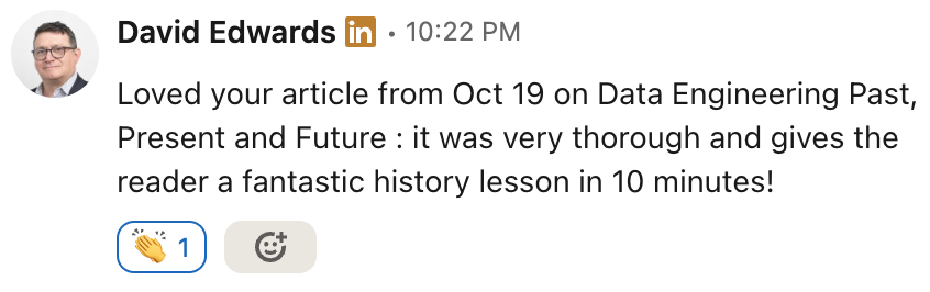 Unsolicited LinkedIn message